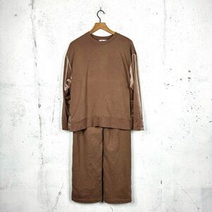 Athleta Retro Plush Velvet Sweatshirt Sweatpant Set Size Large